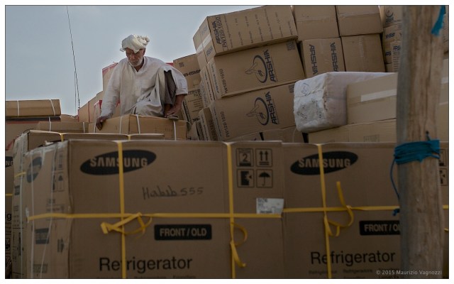 old man on refrigerator